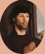 GOES, Hugo van der Portrait of a Man oil painting on canvas